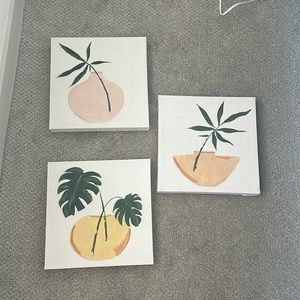 Plant wall art